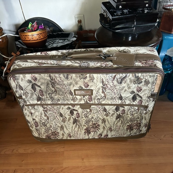 Jordache Handbags - Vintage Jordache Tapestry Suitcase on Wheels